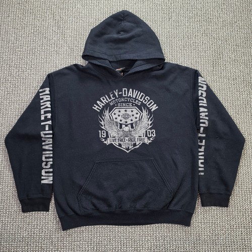 Harley davidson hoodie - hoodie, l