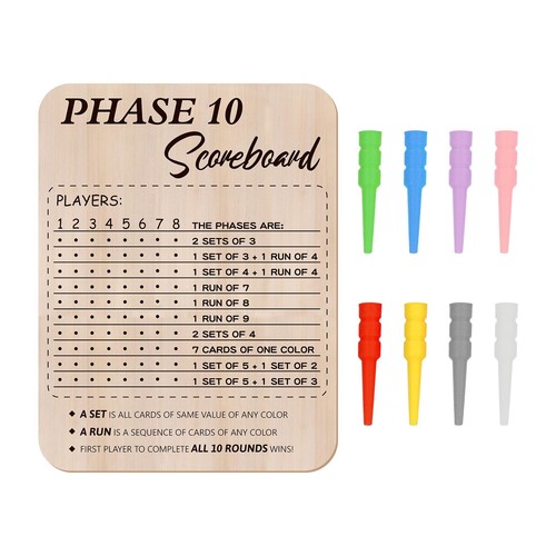 Wooden phase score board - 10,