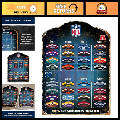 Magnetic nfl standings board - nfl,